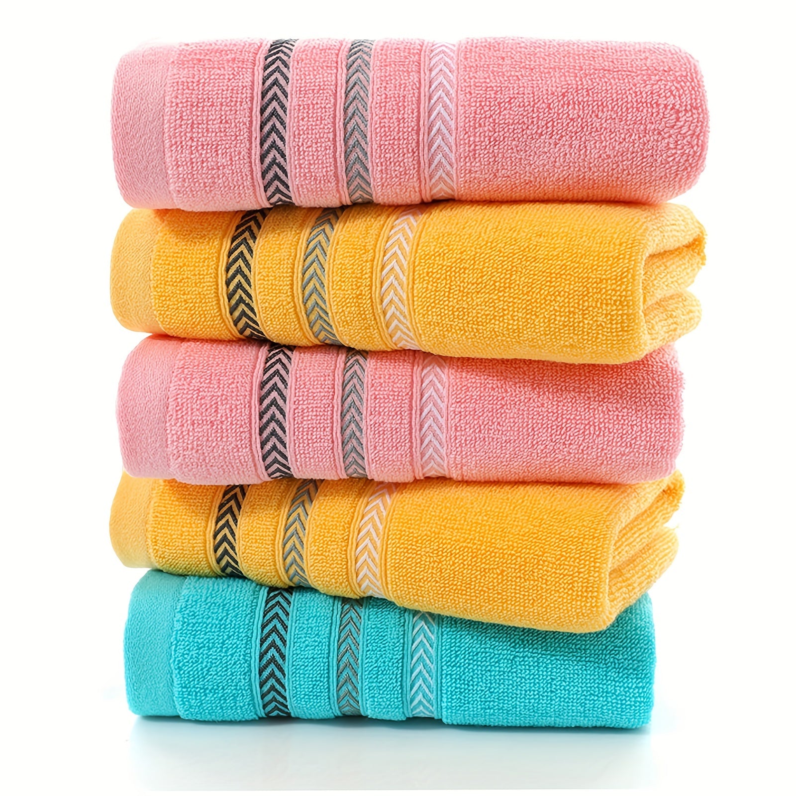 6pcs Cotton Hand Towels Set Soft & Absorbent For Bathroom Gym Shower Spa