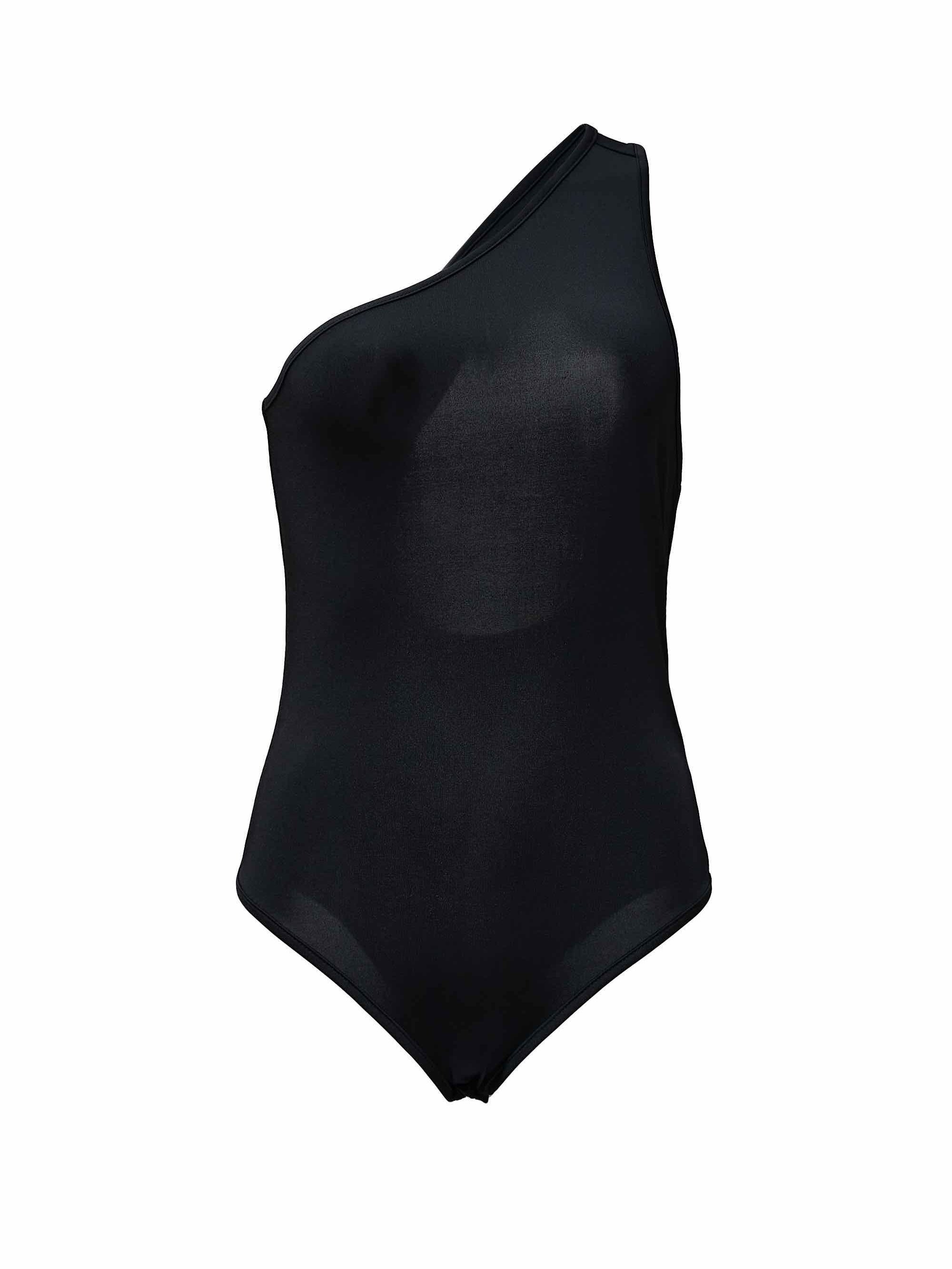 One Shoulder Strap Slimming Bodysuit Seamless Backless Body Shaper