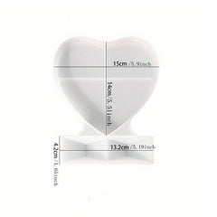Large Heart Display Resin Mold DIY Personalized Photo Heart Shape Silicone Mold