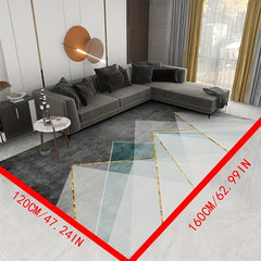 Modern Geometric Non-slip Living Room Carpet