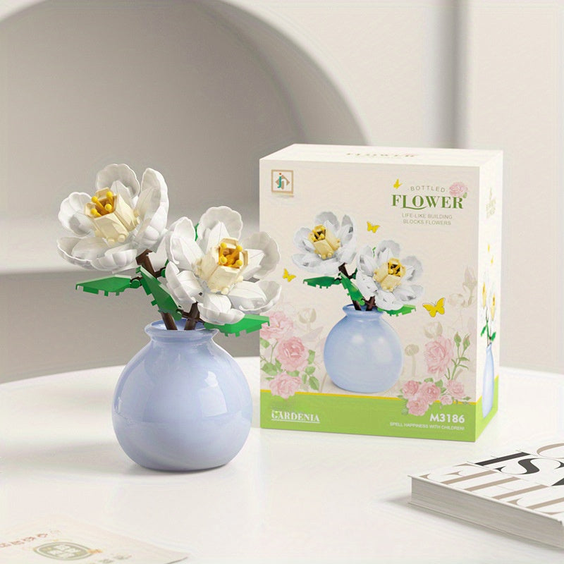 Eternal Flower Building Block Display Cover Home Desktop Ornament Toy