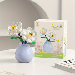 Eternal Flower Building Block Display Cover Home Desktop Ornament Toy