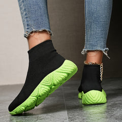 Breathable Mesh High Top Running Shoes
