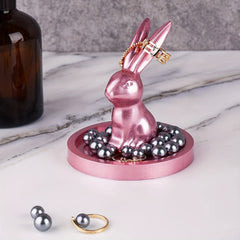 Epoxy Resin Silicone Mold 3D Rabbit Ring Holder DIY Craft