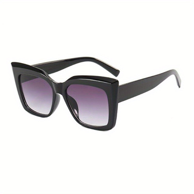 Oversized Cat Eye Sunglasses Women Gradient UV Protection Glasses