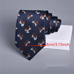 Men's Striped Jacquard Tie for Formal Wear