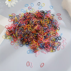 1000pcs Baby Girls Mini Elastic Hair Ties Set
