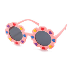 Kids Sunglasses Flower Ink Glasses Outdoor Anti UV