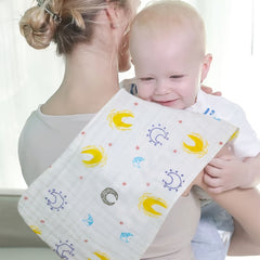 Soft Cotton Burp Cloth 6 Layers Large Size 20 10''