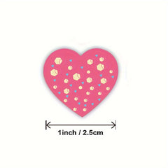 500pcs Love Heart Sticker Seal Labels for Craft Birthday Party Gift Packaging