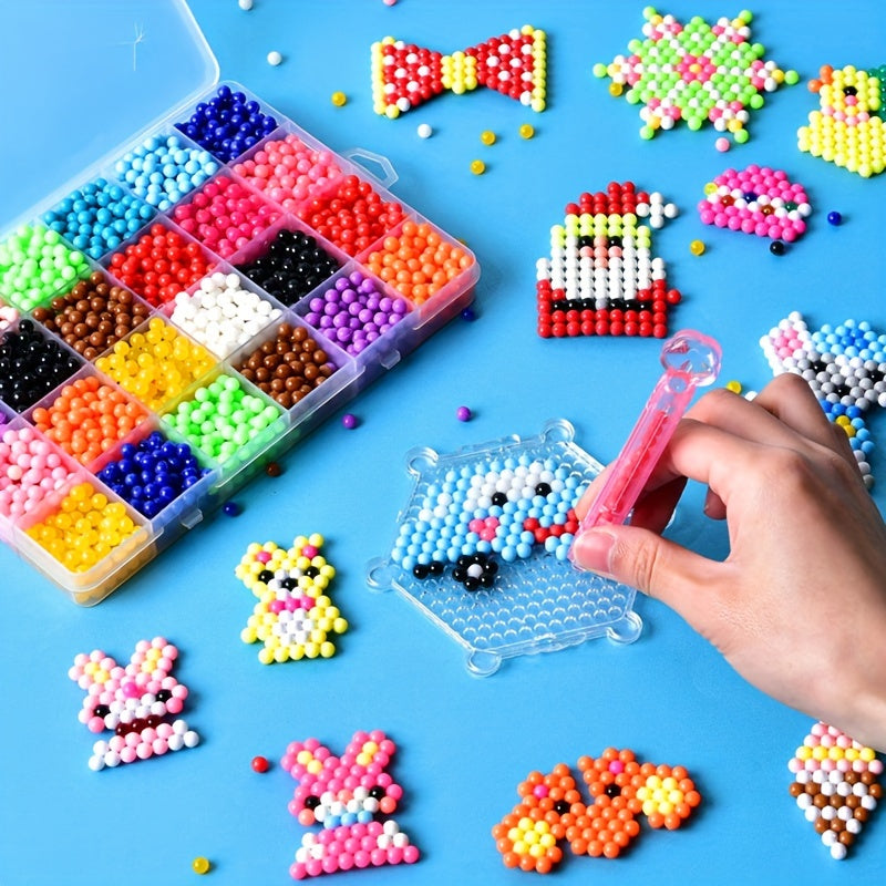 1000 Magical Water Mist Magic Beads Diy Puzzle Toys