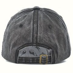 Distressed C Embroidered Sun Hat Baseball Cap