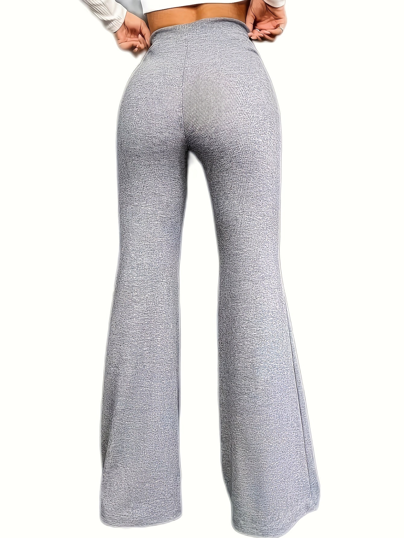 Wrap High Waist Flared Leg Yoga Pants