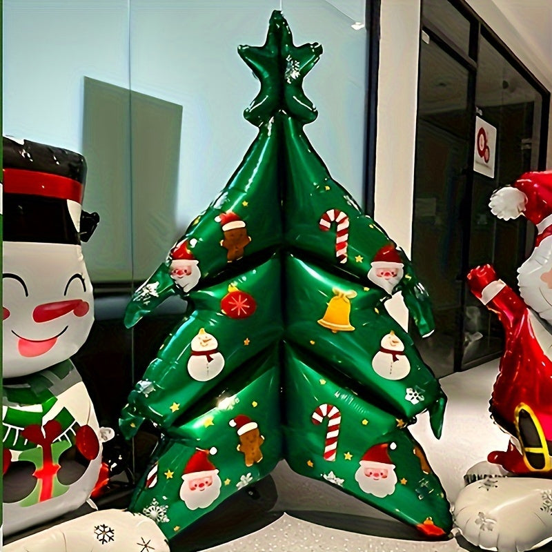 1pc Oversized Christmas Tree Balloons Christmas Decorations