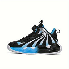 Boys' Comfy Basketball Shoes with Rotating Buckle