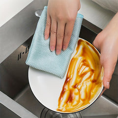 Microfiber Cleaning Towels 10pcs: Absorbent Hand Towels for Car Glass & Kitchen