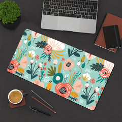 Large Gaming Mouse Pad 35.4in X 15.7in - Flowers Design