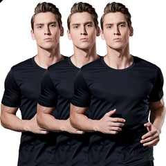 3pcs Men's Quick-drying Running Fitness T Shirt