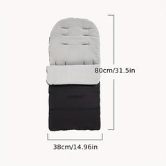 Baby Stroller Footmuff Winter Sleeping Bag Warm Thickened Footmuff