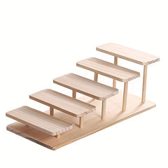 Wooden Glasses Display Frame Pine Hand Storage Rack Creative Desktop