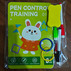 Interactive Educational Maze Game Activity Book with Watercolor Paper