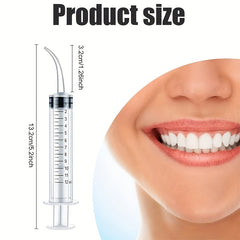 4pcs 12ml Plastic Syringe for Teeth Washing and Scientific Experiments