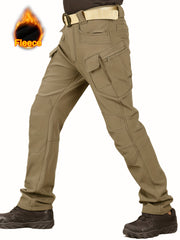 Men's Fleece Cargo Pants for Hiking Climbing