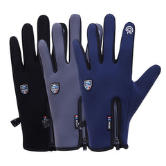 Cycling Outdoor Sports Gloves Velvet Windproof Waterproof Gloves