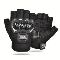Breathable Non Slip Motorcycle Riding Gloves with Touch Screen - 1 Pair