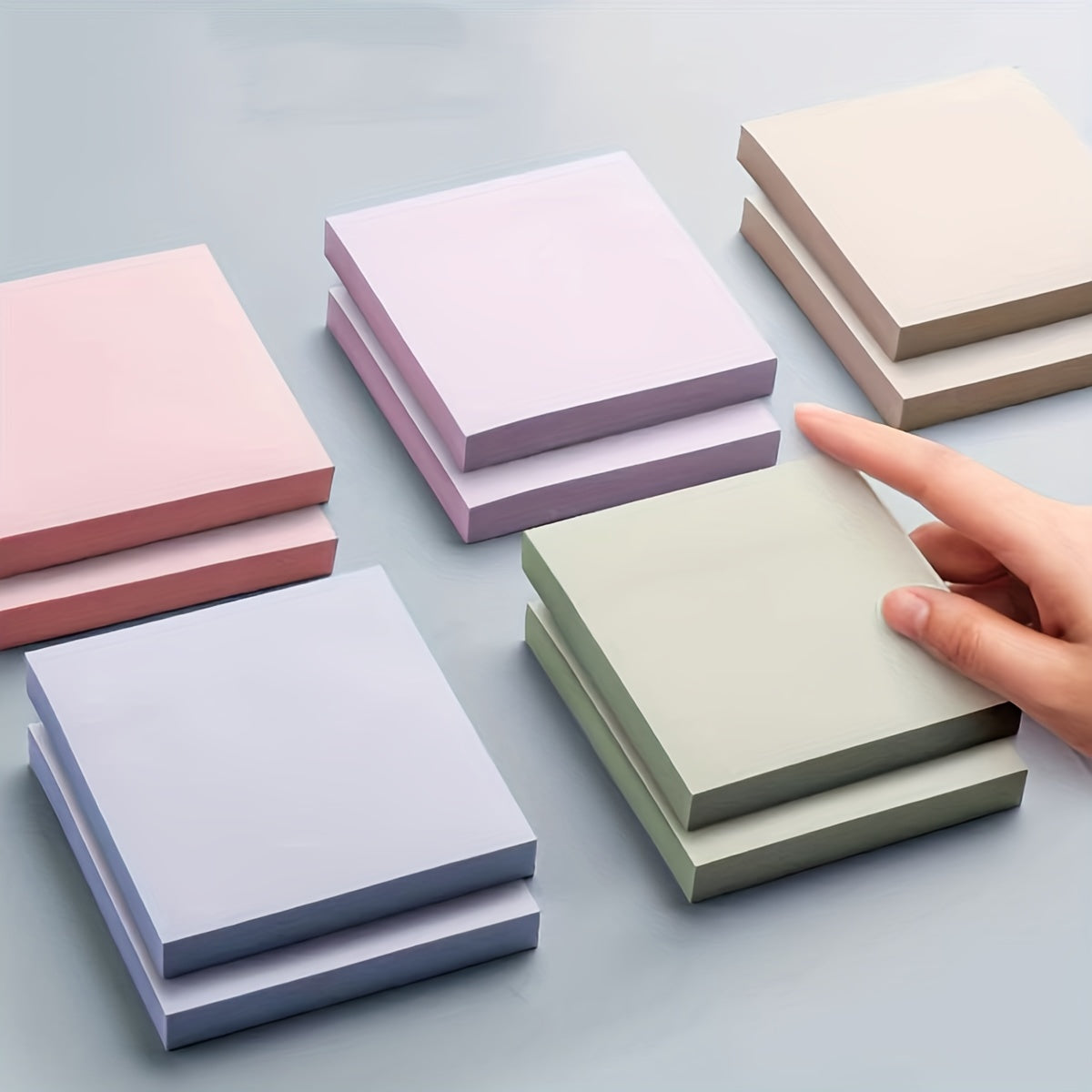 Morandi Stickers Self Stick Note Pads Aesthetics Learning Supplies