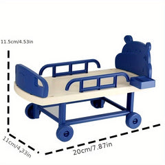 Toy Doctor Playset with Hospital Bed for Role Playing Games