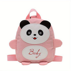 Kids Panda Backpack with Anti-lost Rope Snack Bag Waterproof Lightweight