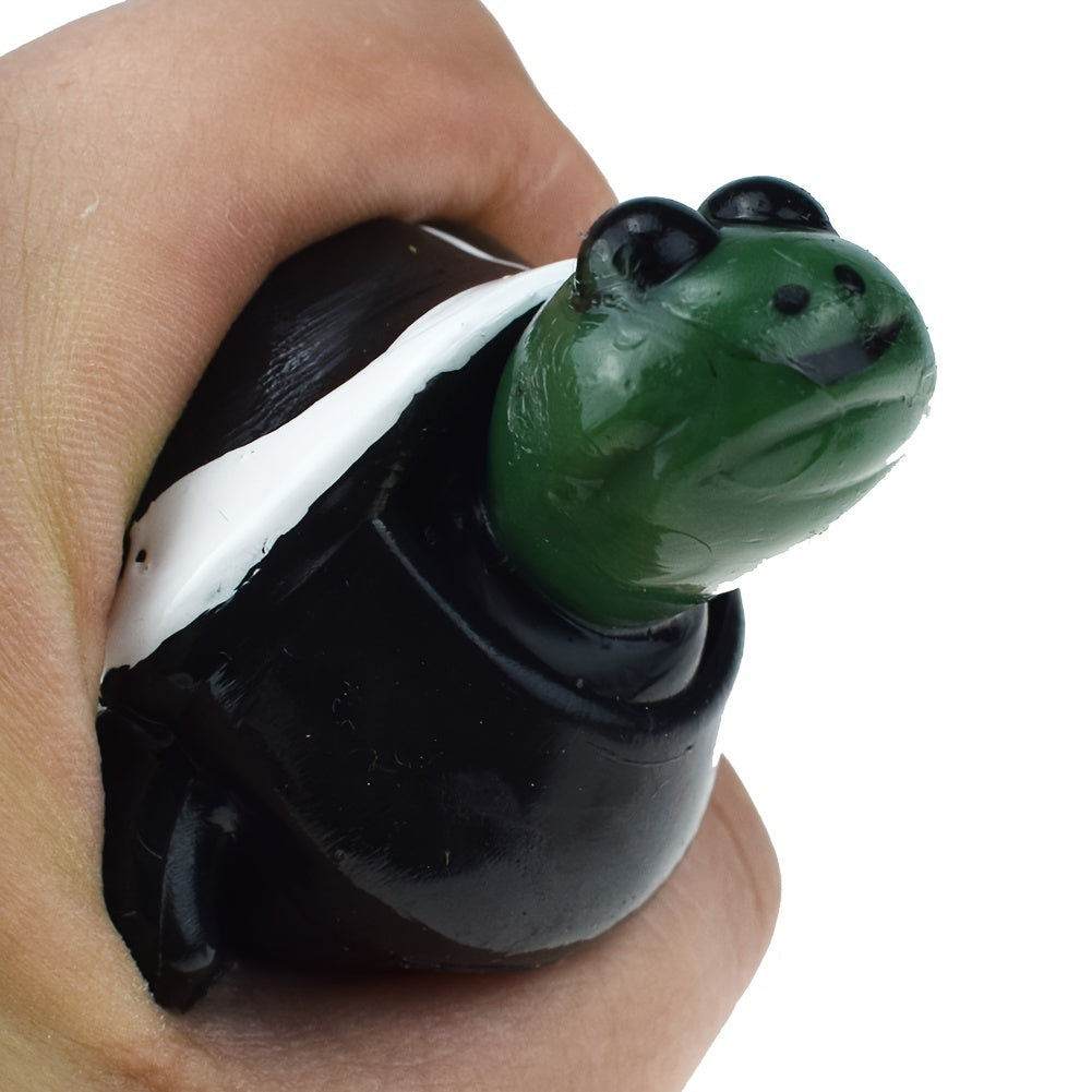 Funny Shrunken Head Turtle Squeeze Vent Toy