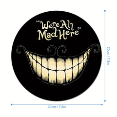 Round Mouse Pad Washable Non Slip Rubber Base Mouse Pad 20cmx20cm