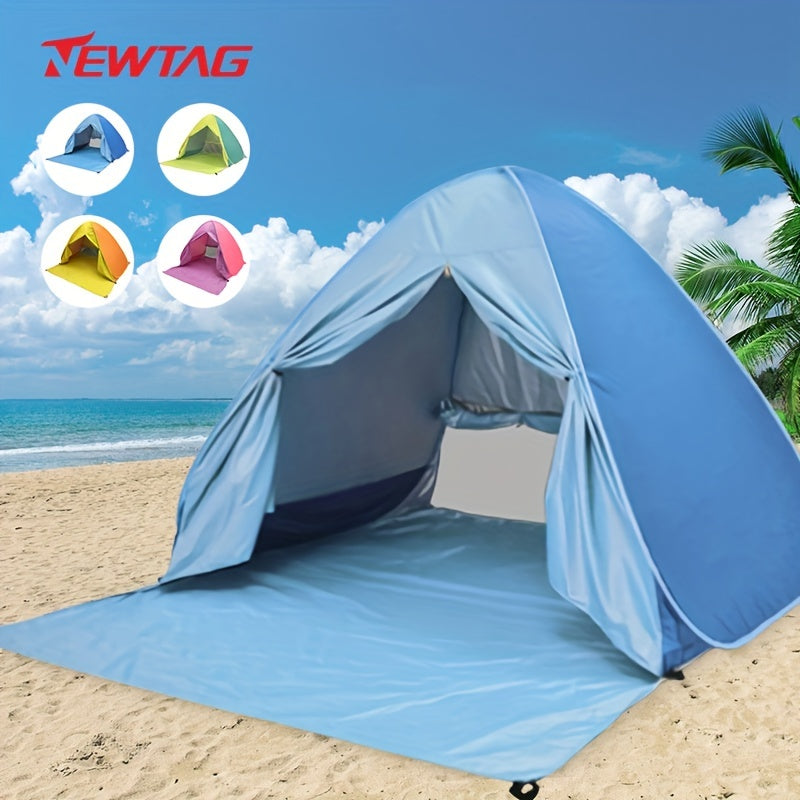 Portable Quick Opening Sunshade Rainproof Tent For 3-4 People