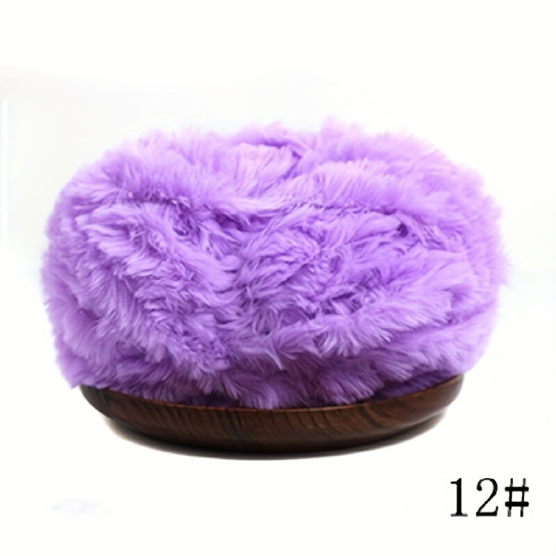 3pcs Mink Fur Faux Eyelash Yarn for Crochet DIY 50g