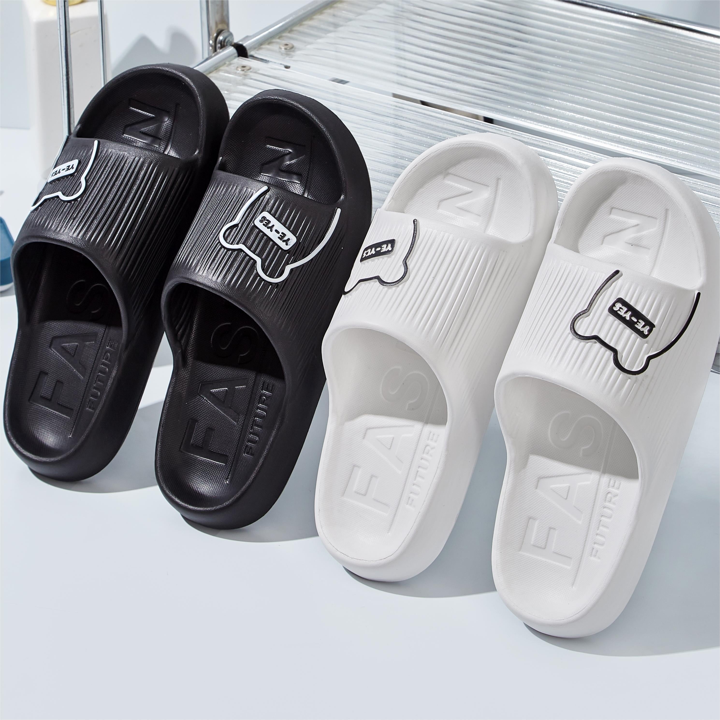 Men's Bear Slides Casual Non-slip Slippers - Assorted Colors