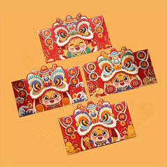 Dragon Year Spring Cartoon Stamping Bag Red Envelope Pendant