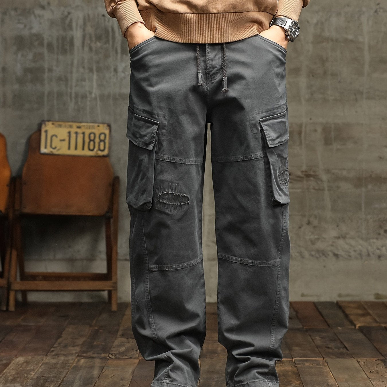 Men's Warm Thick Outdoor Pants for Autumn/Winter