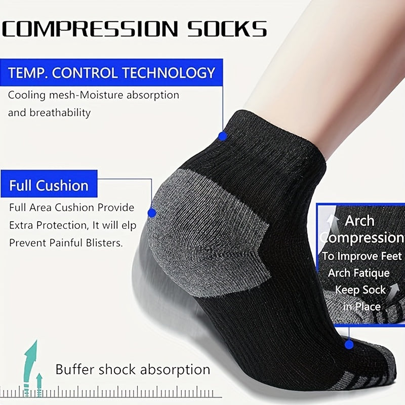 Compression Socks for Men & Women 8-15 MmHg Circulation Ankle Plantar Fasciitis