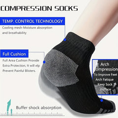Compression Socks for Men & Women 8-15 MmHg Circulation Ankle Plantar Fasciitis