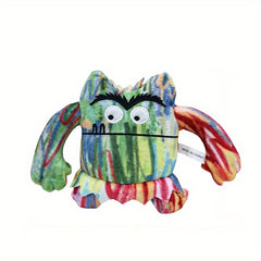 7pcs Cute Emotional Monster Plush Toys Stuffed Dolls Red Yellow Grey Rose Colors