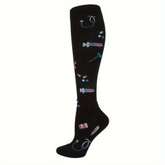Men's Compression Sport Socks, Moisture Wicking & Breathable