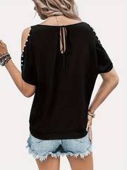 Loose Short Sleeved T-shirt Sports Fitness Top Women's Activewear
