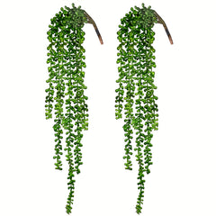 4pcs Hanging Strings of Pearls Succulents 24'' Home Office Wedding Decor