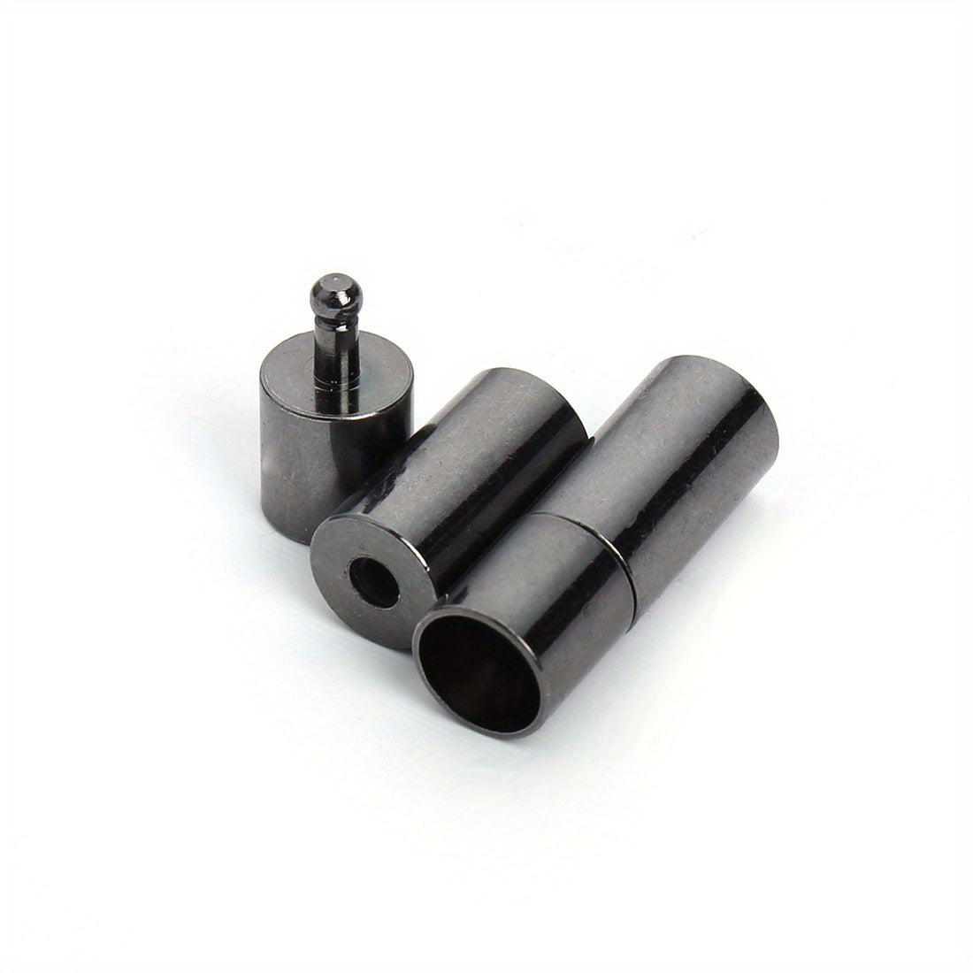 10 Pairs Strong Bayonet Push Clasps for 2-3mm Round Leather Cord