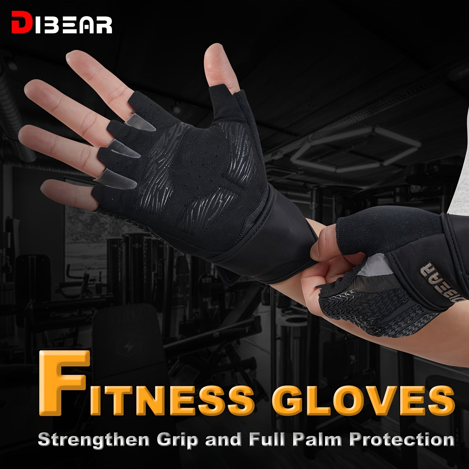 Non slip Fitness Training Gloves Breathable Wear resistant Half Finger Gloves