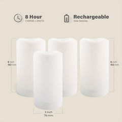 Waterproof Solar Candles for Outdoor Activities