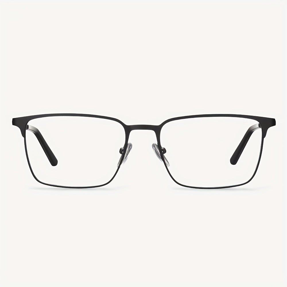 Men's Square Frame Light Blocking Glasses Anti UV Ray