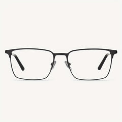 Men's Square Frame Light Blocking Glasses Anti UV Ray